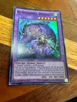 El Shaddoll Wendigo MP15-EN221 1st Edition Super Rare PL + BONUS - Image 1