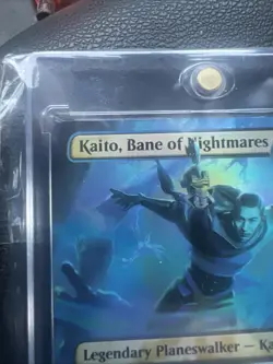 MTG Kaito, Bane Of Nightmares borderless, Holo - Image 3