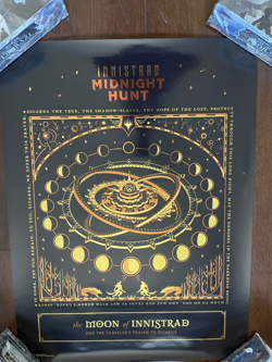 Magic the Gathering Innistrad Midnight Hunt Store Poster Pristine s - Image 1