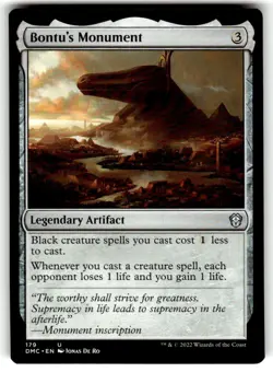 Bontu's Monument Commander: Dominaria United Regular MTG NM - Image 1