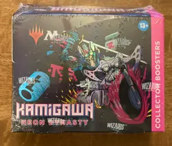 Magic The Gathering Kamigawa: Neon Dynasty Collector Booster Box - 12 Packs 195166105338 - Image 1