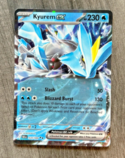 Kyurem ex 028/086 Double Rare Pokemon TCG Black Bolt Holo Card - Image 1