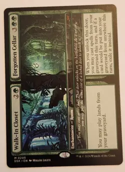 Walk-In Closet Forgotten Cellar Duskmourn: House of Horror #205 Mythic NM + - Image 1
