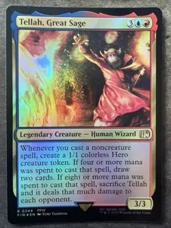 Tellah, Great Sage #244 Final Fantasy Fin Magic: The Gathering Card Foil - Image 1