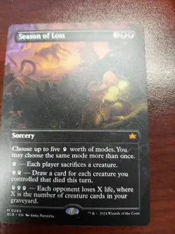 Season of Loss (Borderless) Bloomburrow Regular - Image 1
