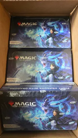 Magic: The Gathering Play Booster Box Tarkir Dragonstorm TDM MTG Sealed In-hand - Image 1