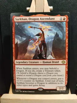 Sarkhan, Dragon Ascendant - Tarkir Dragonstorm - Rare - NM (see pics) MTG - Image 1