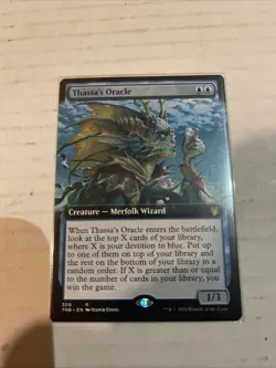 MtG ‘Thassa’s Oracle’ 308 *extended art* Theros Beyond Death WotC 2020 NM - Image 1