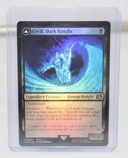 Cecil, Dark Knight Redeemed Paladin - 91 -Magic: Final Fantasy MTG - Rare - FOIL - Image 1