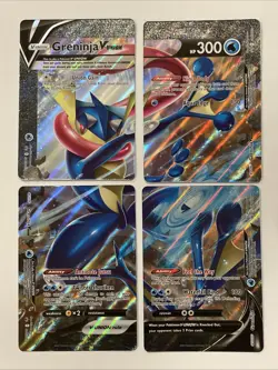Greninja V-UNION 4 card set 001-004/013 SP5 MINT HOLO Pokemon Card Japanese - Image 1