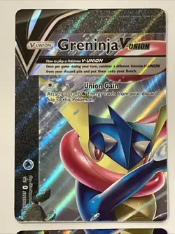 Greninja V-UNION 4 card set 001-004/013 SP5 MINT HOLO Pokemon Card Japanese - Image 2