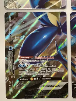Greninja V-UNION 4 card set 001-004/013 SP5 MINT HOLO Pokemon Card Japanese - Image 5