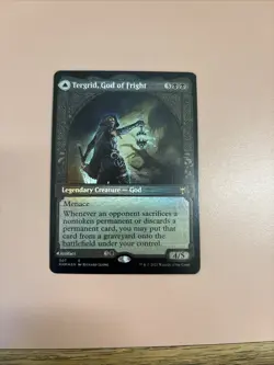 Tergrid, God Of Fright PACK FRESH Showcase Foil Nm-Mint, Kaldheim MTG - Image 1
