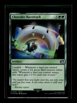 CHOCOBO RACETRACK Final Fantasy FOIL #179 FIN(NM+)(MTG) - Image 1