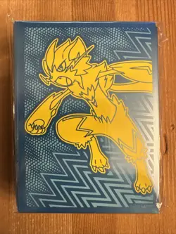 ZERAORA - 65 POKEMON CARD SLEEVES PACK - SUN & MOON ETB LOST THUNDER New/Sealed - Image 1