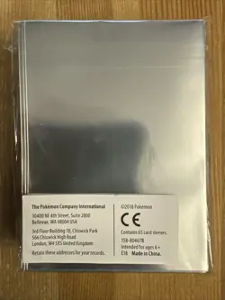 ZERAORA - 65 POKEMON CARD SLEEVES PACK - SUN & MOON ETB LOST THUNDER New/Sealed - Image 2