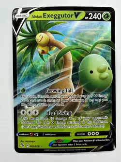 Alolan Exeggutor V Pokemon TCG Pokemon Go 005/078 Holo Ultra Rare - Image 1