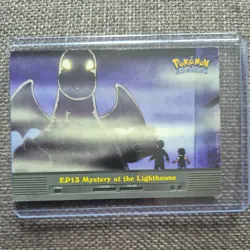 EP13 Mystery at the Lighthouse - TOPPS Blue LOGO - POKEMON TV SERIES CARD - NM - Image 1