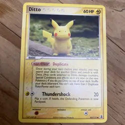 Pokemon TCG Pikachu Ditto 63/113 Common Ex Delta Species 2005 - mint in plastic - Image 1
