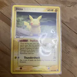 Pokemon TCG Pikachu Ditto 63/113 Common Ex Delta Species 2005 - mint in plastic - Image 3