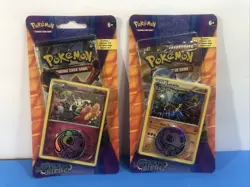 Pokemon TCG XY Steam Siege 2016 Promo Blister Pack Lucario & Floette Set Sealed - Image 1