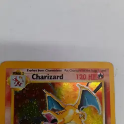 Charizard Holo 4/130 set 2 WOTC Original Holographic 1999 Pokemon card (#H1/19) - Image 4