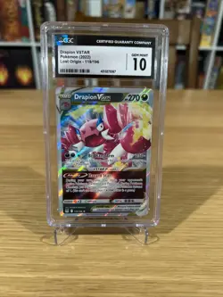 CGC Gem Mint 10 Pokemon TCG Drapion VSTAR Holo Card 119/196 Lost Origin Swsh11 - Image 1