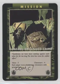 1995 Spawn - Power Cardz Trading Card Game Mission Control Oranized Crime 0i7t - Image 1