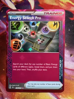Energy Search Pro 176/191 ACE SPEC rare Trainer Pokemon Surging Sparks SV8 NM - Image 1