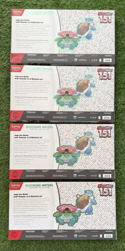 Lot Of 4 Pokemon 151 Blooming Waters Premium Collection FACTORY SEALED FREE SHIP - Image 2