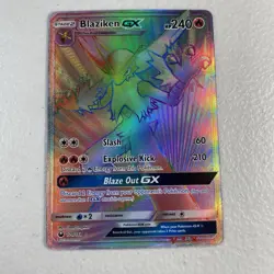 Pokemon TCG Blaziken GX 170/168 Celestial Storm Secret Rare NM - Image 1