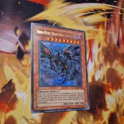 Yugioh Red-Eyes Darkness Dragon SD1-EN001 Ultra Rare LP - Image 5