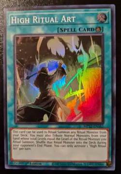 High Ritual Art MP22-EN162 1st Edition Super Rare Pharaoh's Gods Yu-Gi-Oh! TCG - Image 1