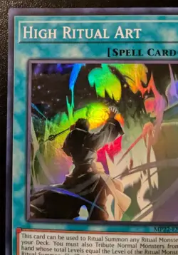 High Ritual Art MP22-EN162 1st Edition Super Rare Pharaoh's Gods Yu-Gi-Oh! TCG - Image 2