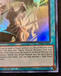 High Ritual Art MP22-EN162 1st Edition Super Rare Pharaoh's Gods Yu-Gi-Oh! TCG - Image 5