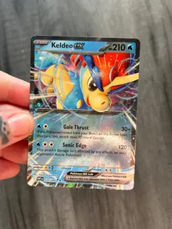 Keldeo ex 030/086 White Flare Pokemon TCG English Double Rare Holo Card - Image 3