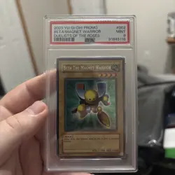 2003 Yu-Gi-Oh! Beta the Magnet Warrior Duelist of Roses DOR Secret Rare PSA 9 - Image 1