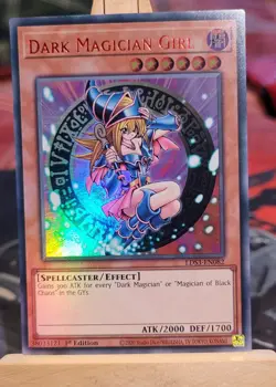 Yu-Gi-Oh Dark Magician Girl Red LDS3-EN082 Ultra Rare 1st Edition Card NM - Image 1