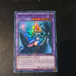 DARK MAGICIAN GIRL THE DRAGON KNIGHT YU-GI-OH! PURPLE ULTRA RARE DLCS-EN006 - Image 1