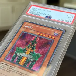 2003 Yugioh Jinzo BPT-011 PSA 7 Secret Rare Near Mint - Image 3