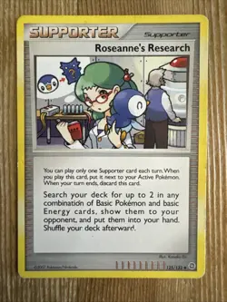 Rosanne’s Research 125/132 Secret Wonders Pokemon Card MP - Image 1