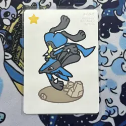 Pokemon Center Japan Takara Card Lucario - Image 1