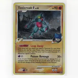 Pokemon TCG Toxicroak G DP41 Diamond and Pearl Holo Promo Card EN-HP 2009 - Image 1