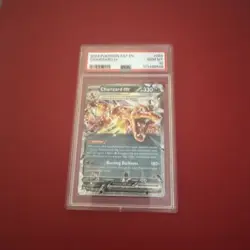 Pokemon TCG Double Rare Charizard EX Card #54/91 PSA10 - Image 1