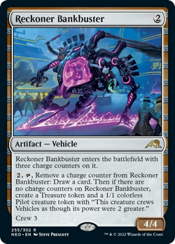 Reckoner Bankbuster Kamigawa: Neon Dynasty HEAVILY PLD Rare CARD ABUGames - Image 1