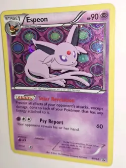 Espeon Pokemon Card Holo Holographic Black & White BW92 Promo - Image 1
