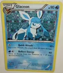 Glaceon Pokemon Card Holo Holographic Black & White BW90 Promo - Image 2