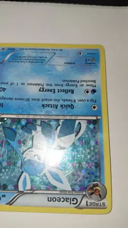 Glaceon Pokemon Card Holo Holographic Black & White BW90 Promo - Image 5
