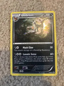 Pokemon TCG Umbreon Black Star Promos Holo Card XY96 - Image 1