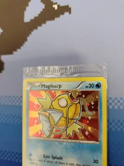 Shiny Magikarp XY143 Black Star Promo SEALED XY 2016 Pokemon Card Cosmos Foil - Image 3